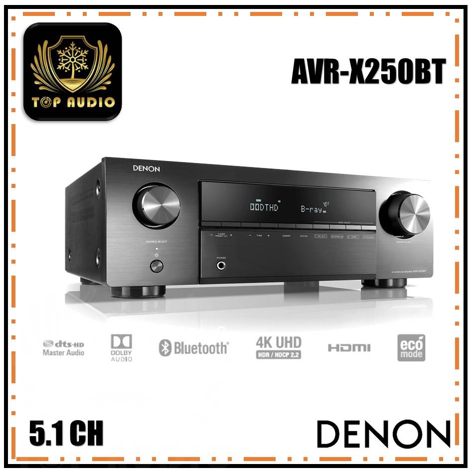 DENON AVR-X550BT avアンプ 5.1ch 【公式通販】