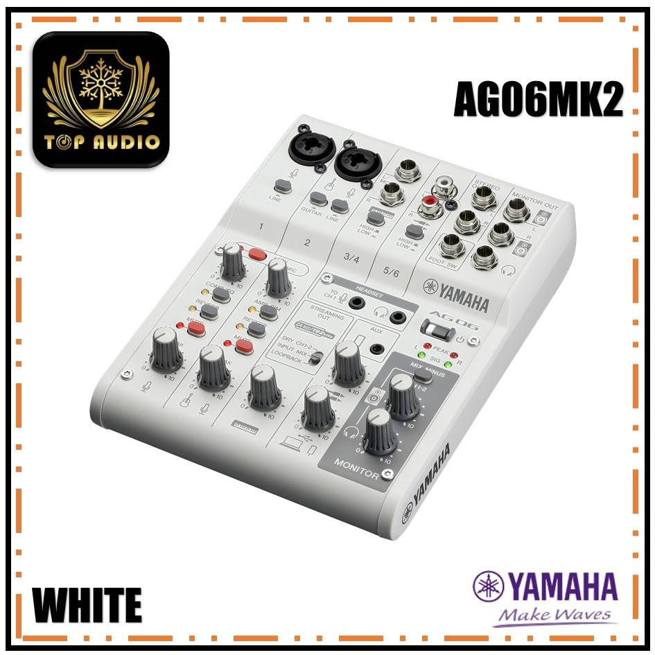 Yamaha AG06MK2 Live Streaming Mixer