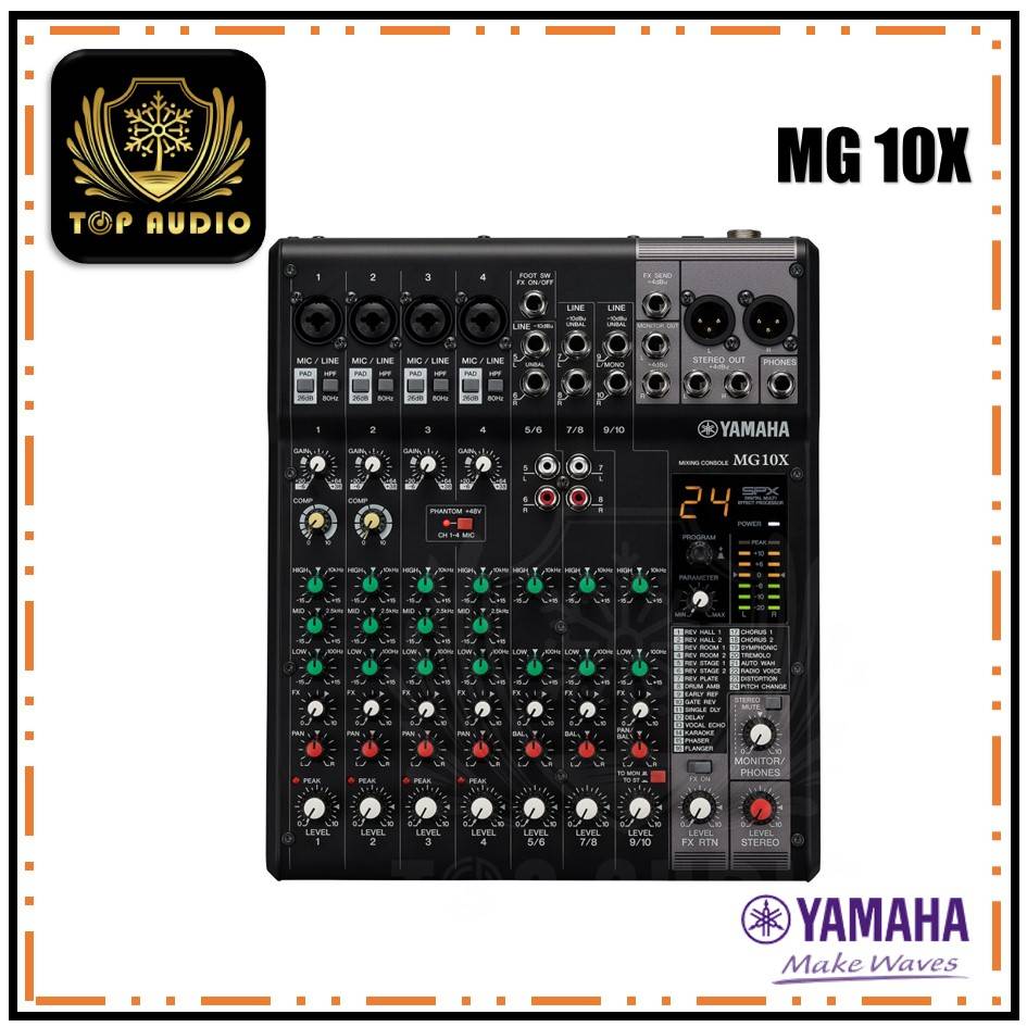 Yamaha MG10X 10Channel Mixer