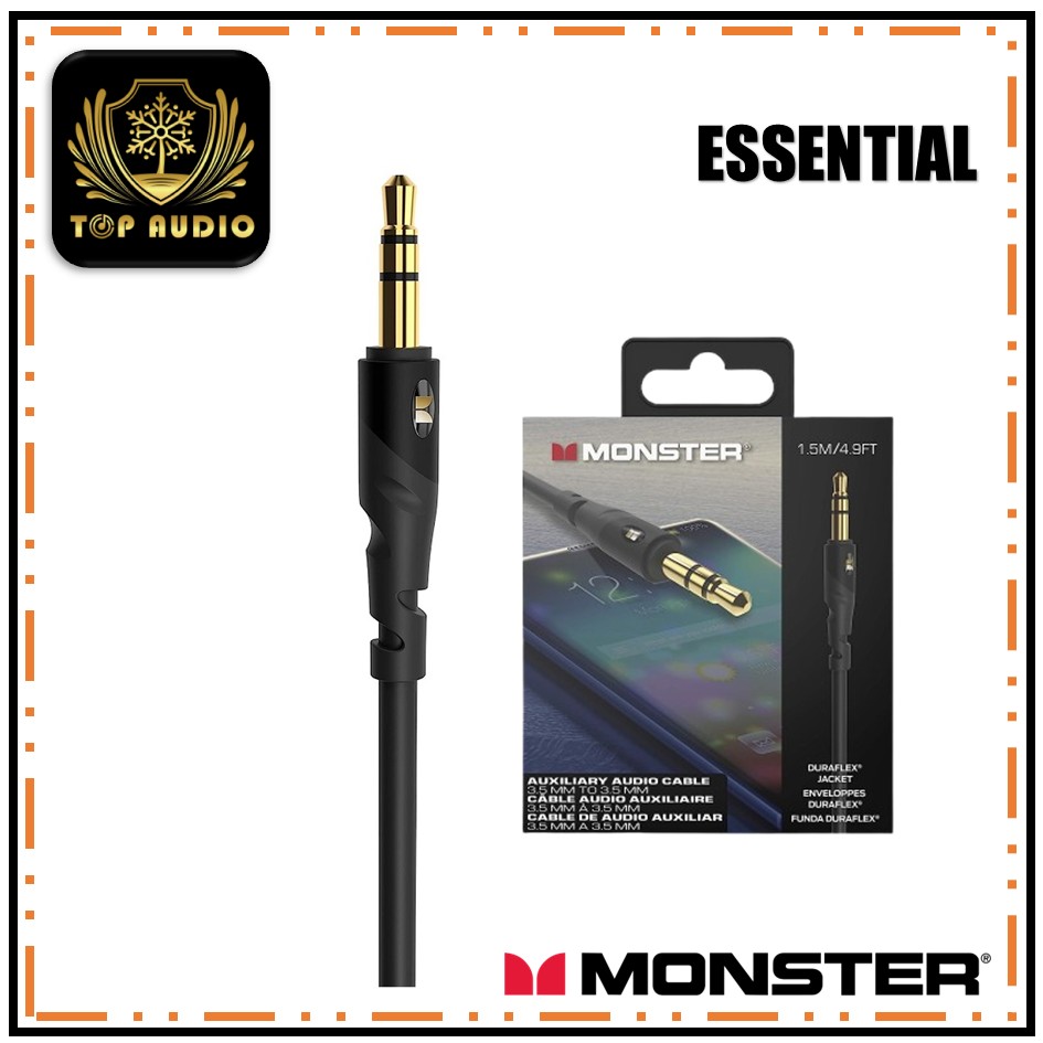 Monster Essentials Monster Essentials 3.5mm to 3.5mm Audio Interconnect Cable